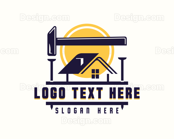 Hammer Handyman Repair Logo