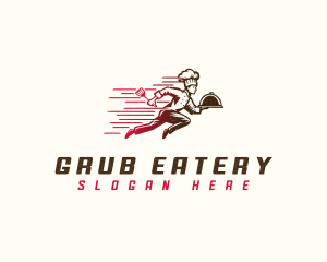 Fast Chef  Meal logo design