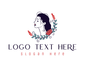 Elegant Beauty Woman logo