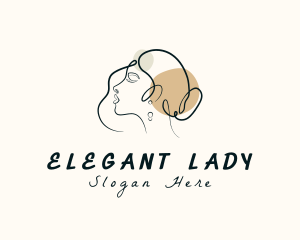 Wellness Beauty Lady logo design