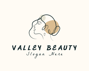 Wellness Beauty Lady logo design