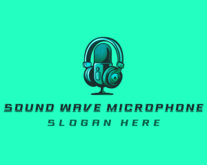 Headphone Microphone Recording logo