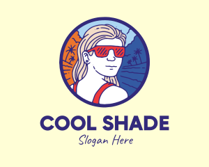 Cool Summer Girl logo design