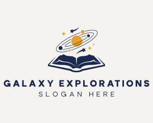 Universe Galaxy Book logo design