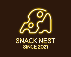 Neon Cheese Fromagerie logo design