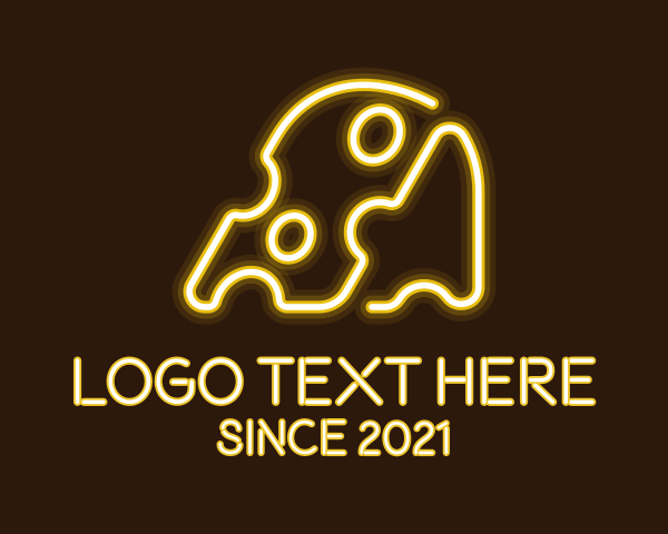 Glow logo example 4