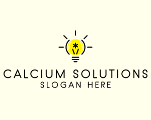 Light Bulb Coding logo design