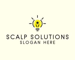 Light Bulb Coding logo design