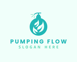 Eco Pump Bottle Cleaner logo design