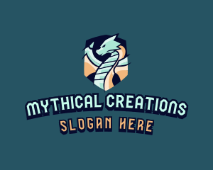 Mythical Dragon Streamer  logo design