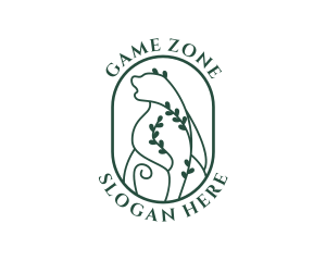 Animal Vine Bear Logo
