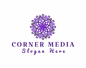 Decorative Mandala Flower Logo