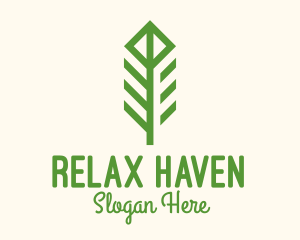 Green Flower Stalk logo