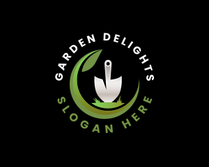 Landscaping Trowel Garden logo design