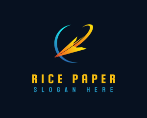 Paper Plane Aviation logo design