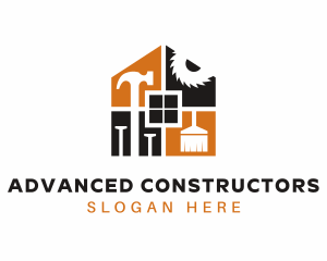 House Builder Tools logo design