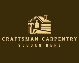 Carpenter Tools Builder logo design