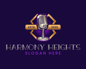 Music Singer Microphone logo