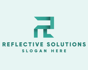 Modern Generic Origami Letter R  logo design