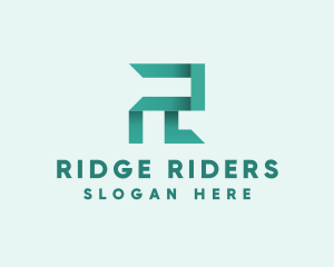 Modern Generic Origami Letter R  logo design