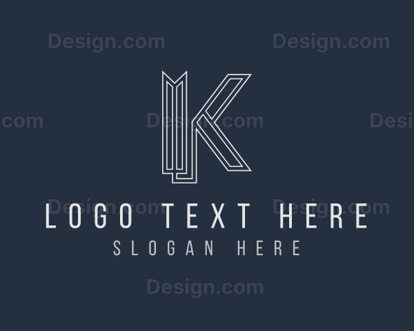 Minimalist Professional Letter K Logo