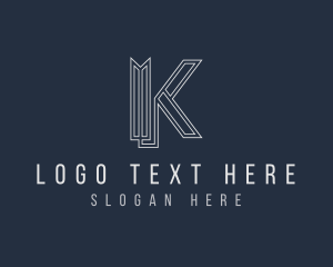 Minimalist Professional Letter K  logo