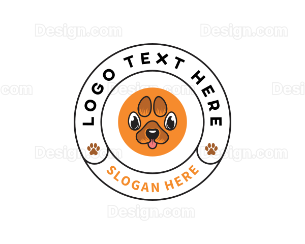 Paw Doggy Pet Logo