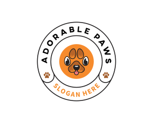 Paw Doggy Pet logo design