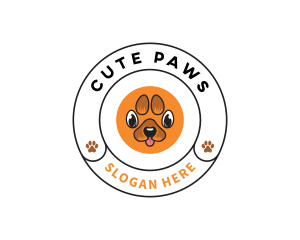 Paw Doggy Pet logo design