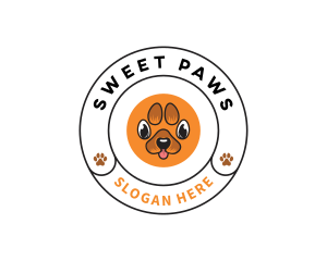 Paw Doggy Pet logo design