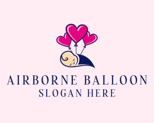 Baby Heart Balloon  logo