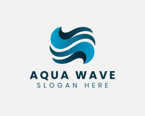 Creative Water Wave logo design