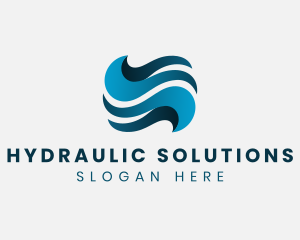 Creative Water Wave logo design