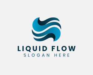 Creative Water Wave logo design