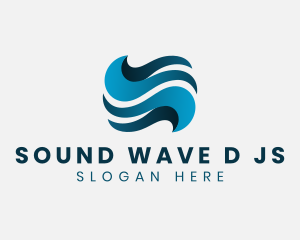 Creative Water Wave logo design