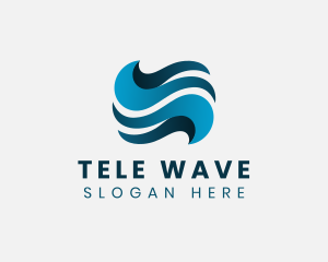 Creative Water Wave logo design