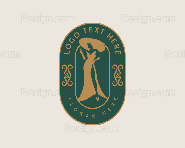 Luxury Dress Fashion Logo