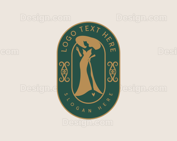 Dress Fashionista Clothing Logo