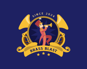 Marching Brass Band logo design