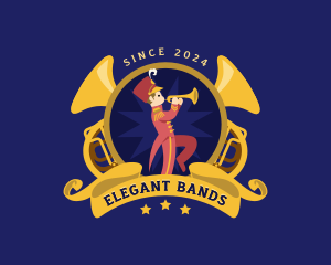 Marching Brass Band logo design