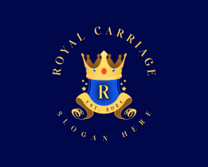 Royal Crown Shield  logo design