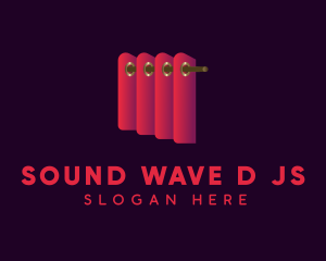 Modern Gradient Curtain  logo design