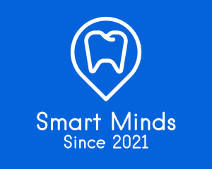 Dentist Location Pin logo