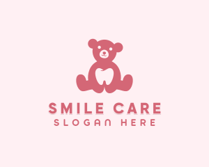 Tooth Dentist Bear logo