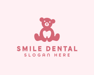 Tooth Dentist Bear logo design