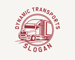 Truck Vehicle Delivery logo design