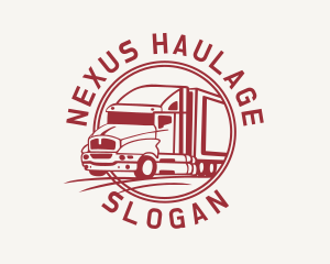 Truck Vehicle Delivery logo design