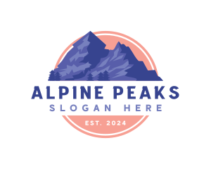 Mountain Peak Adventure logo design