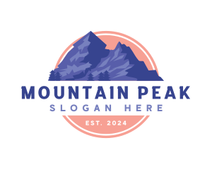 Mountain Peak Adventure logo design