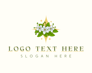 Sampaguita Blossom Flower logo